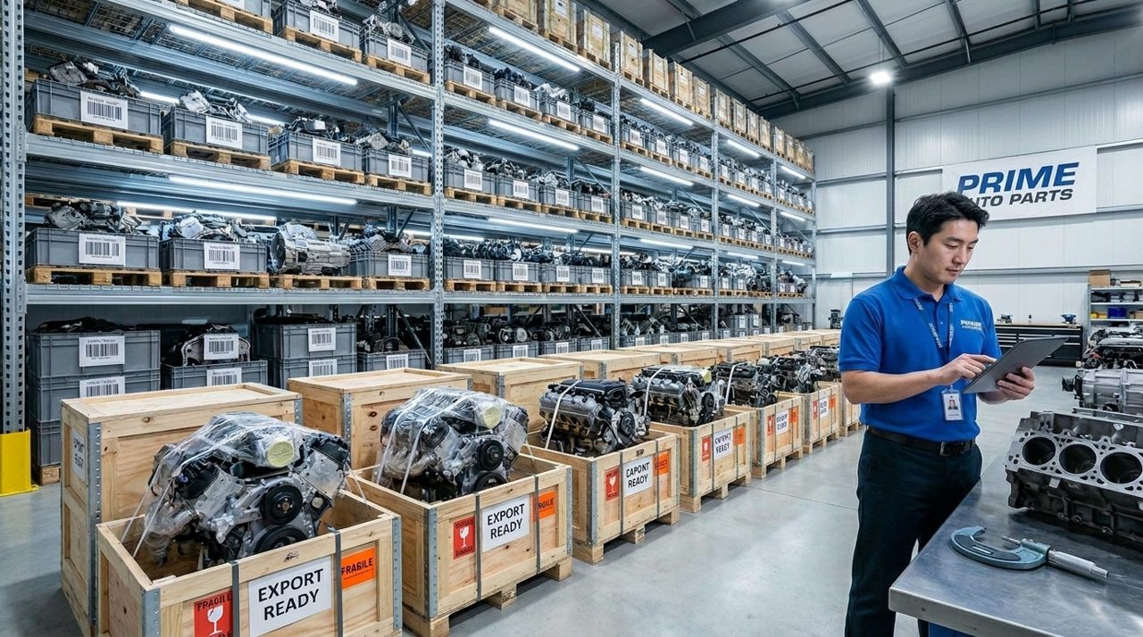 Prime Auto Parts warehouse
